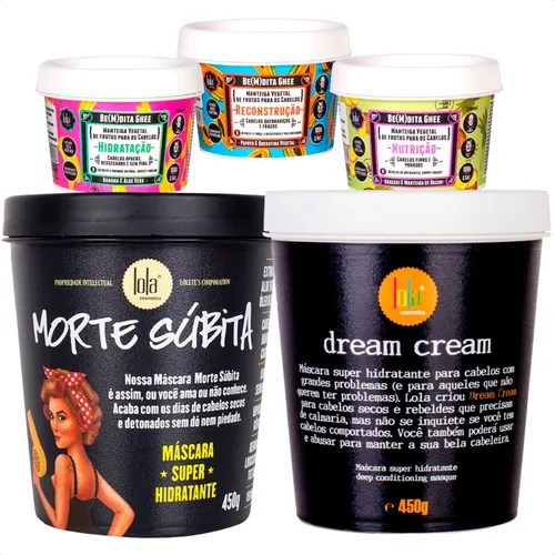 Ghee 3x100g + Morte Súbita 450g + Dream Cream 450g Frete grátis