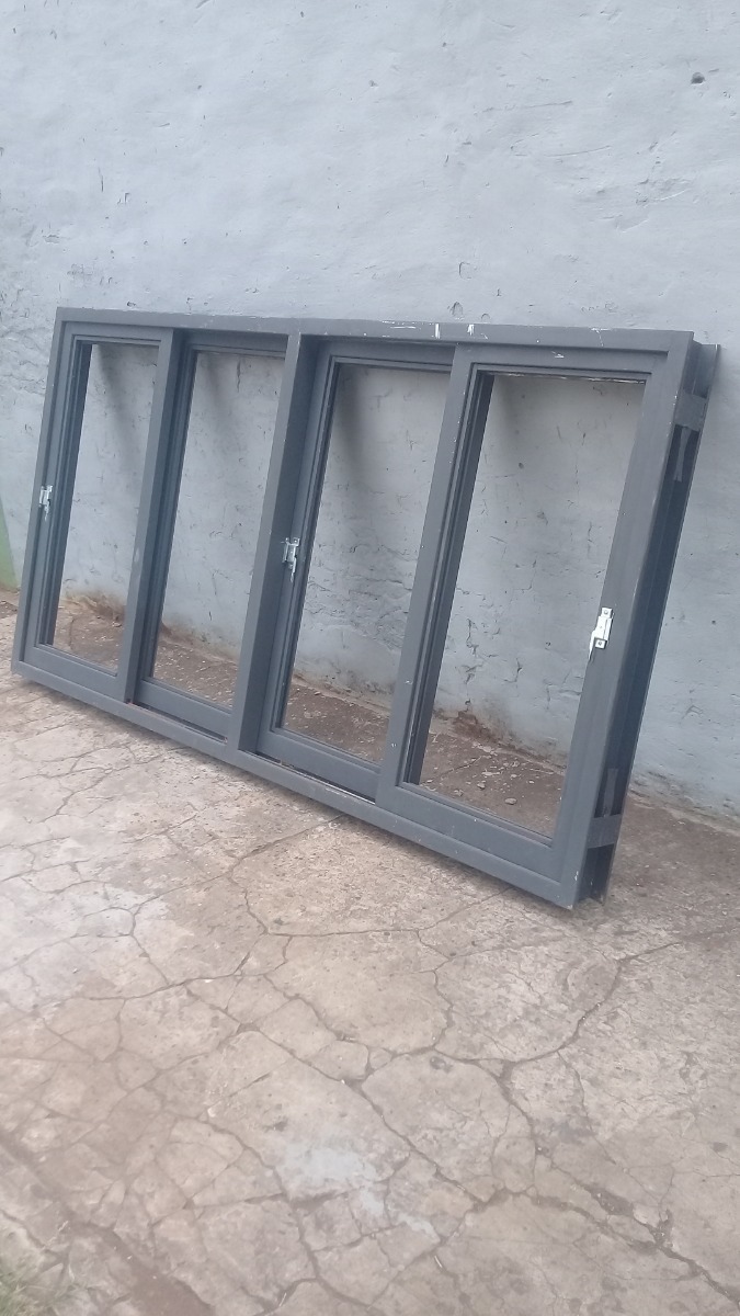 Ventana De Chapa De 4 Hojas Corredizas (lista Para Colocar) Mercado Libre