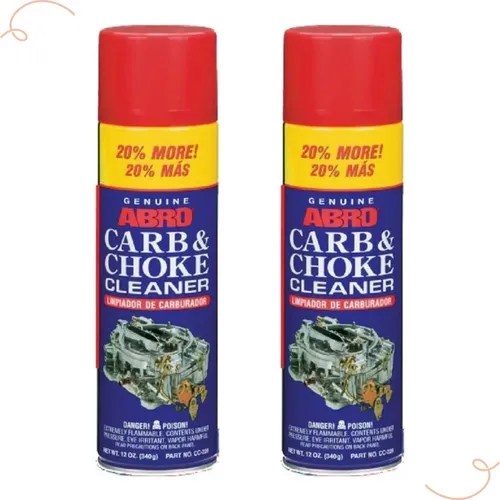 Abro Carb Choke Cleaner Descarbonizante Carburador 340g 2un