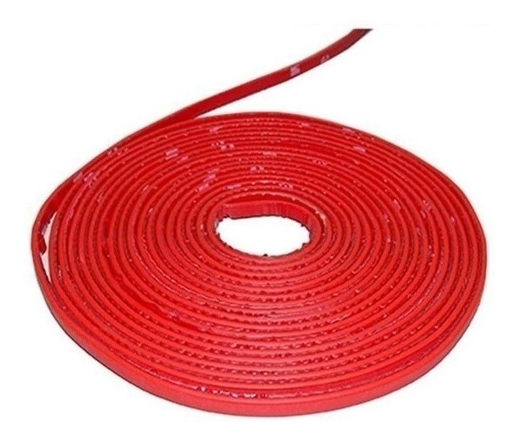 Friso Filete Vermelho Colar Parachoque Gol G1 Kit 10