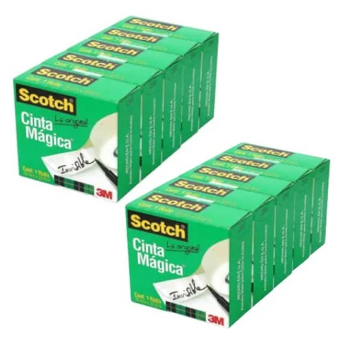 Cinta Mágica Scotch 3m 10 Pzas