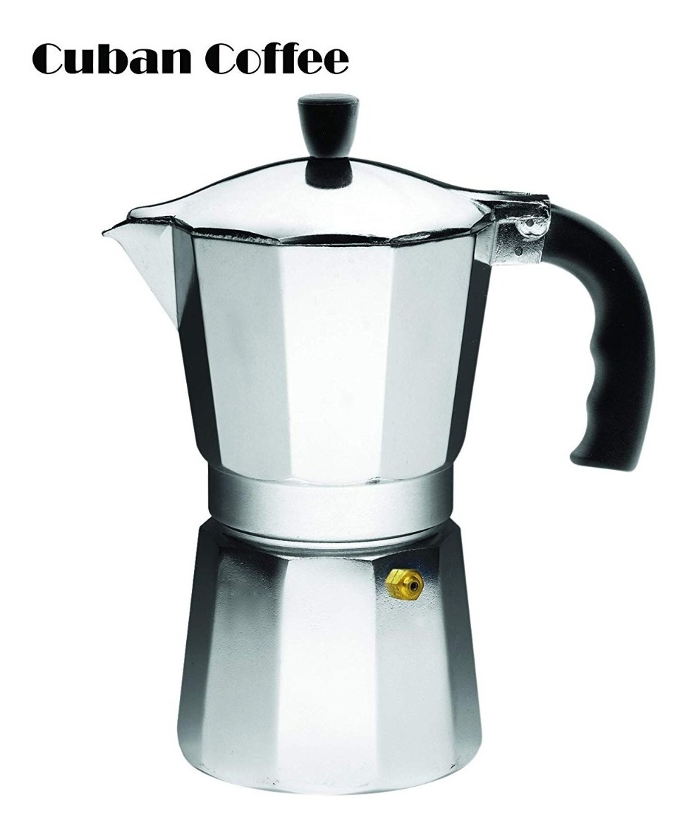 Cafetera De Espresso Para Estufa Plateado 6 Tazas Aluminio Mercado Libre