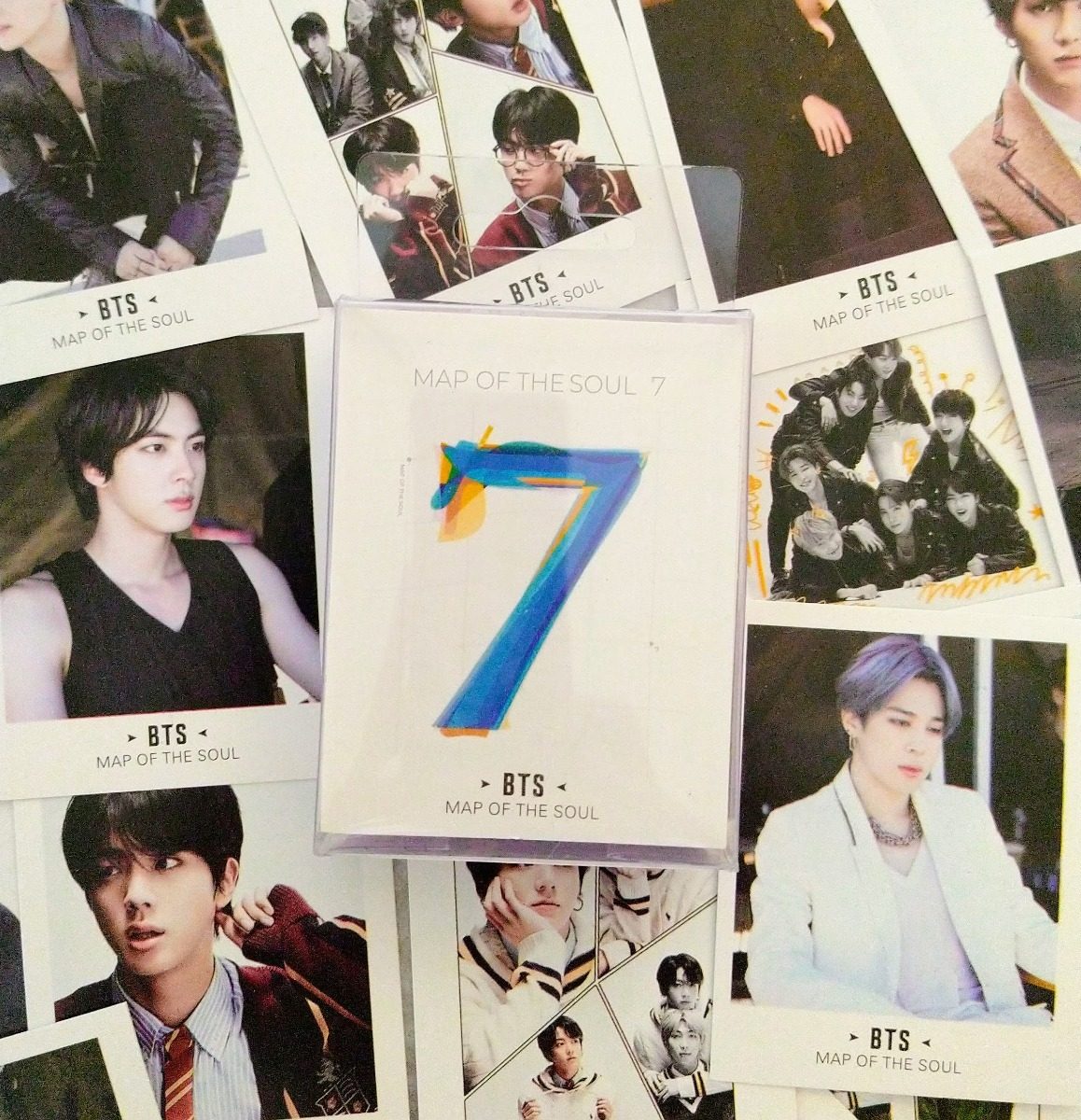 45 Cards Polaroid Bts Map Of The Soul 7 + Cordão Army Kpop Mercado Livre