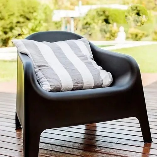 Combo 6 Sillones Skarpo Negro Mascardi Juego Jardin en venta en Lomas