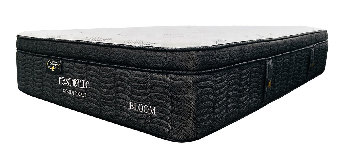 Colchón Restonic Resortes Independientes King Size +box Meses sin