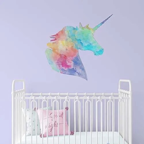 Rainbow Unicorn Wall Decor, Unicorn Wall Stickers, Wall Stic Cuotas