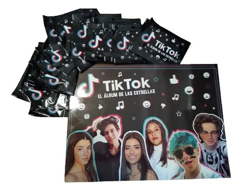 Figuritas Tik Tok 2021 - Pack X 40 Sobres + Album | Mercadolibre