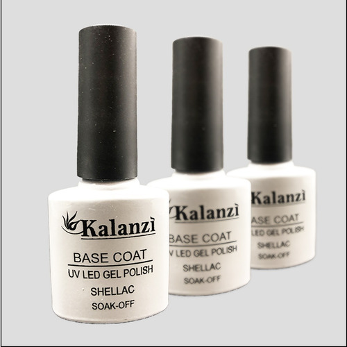 Pack 3 Bases Coat Kalanzi Gel Semipermanente Para Uñas/pies MercadoLibre