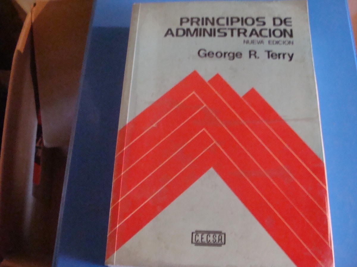 Principios De Administracion , Año 1981 , R. Terry Mercado Libre