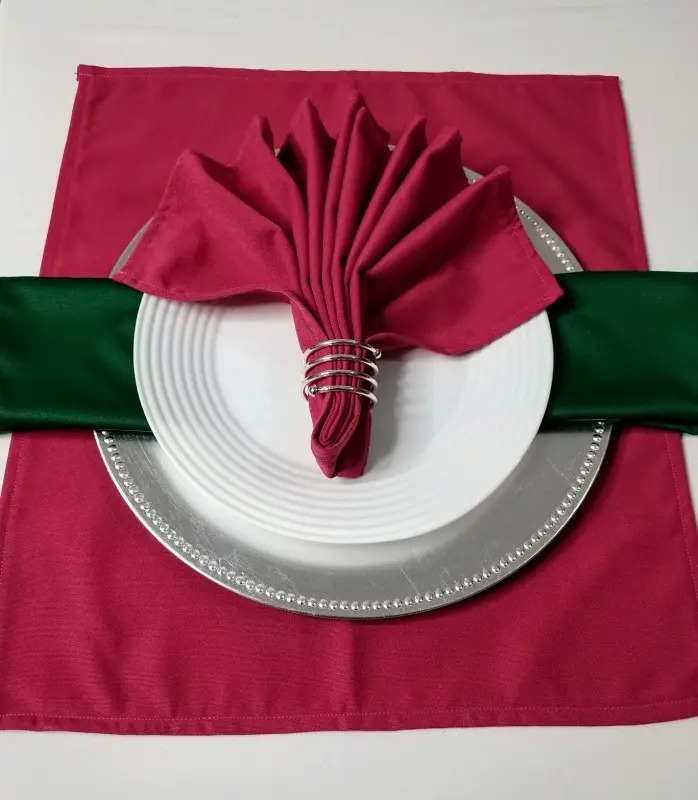 12 Servilletas Elegantes De Tela Para Mesa O Comedor. Mercado Libre