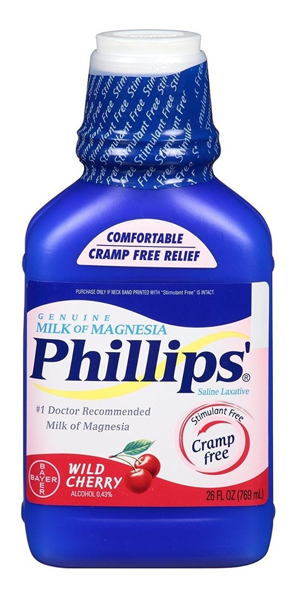 Phillips' Wild Cherry Leche De Magnesia Líquida, 26 Onzas Lí Envío gratis