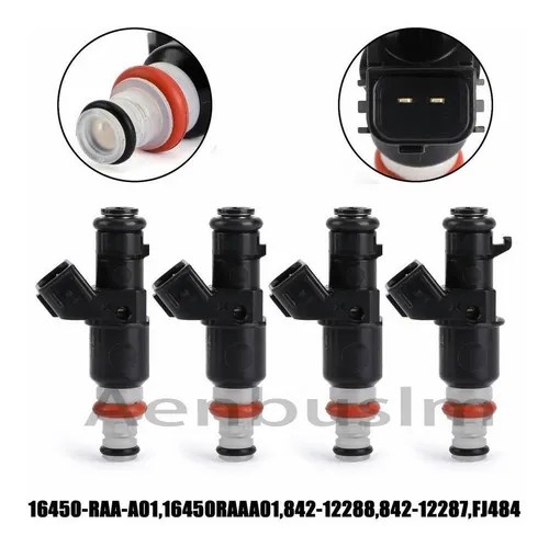 4 Inyectores De Combustible Para Honda Accord 2003-2007 2 | Cuotas sin