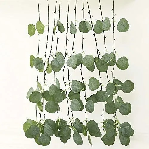 Guirnalda De Hojas De Eucalipto De Imitación 10 Piezas... Cuotas sin