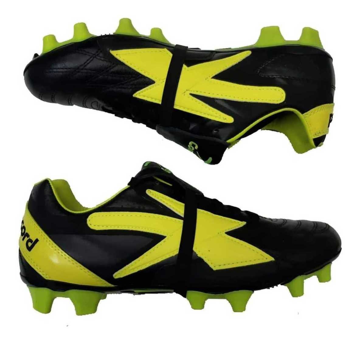 Tacos Fútbol Soccer Concord S160xn Negro Verde Neón Piel Envío gratis
