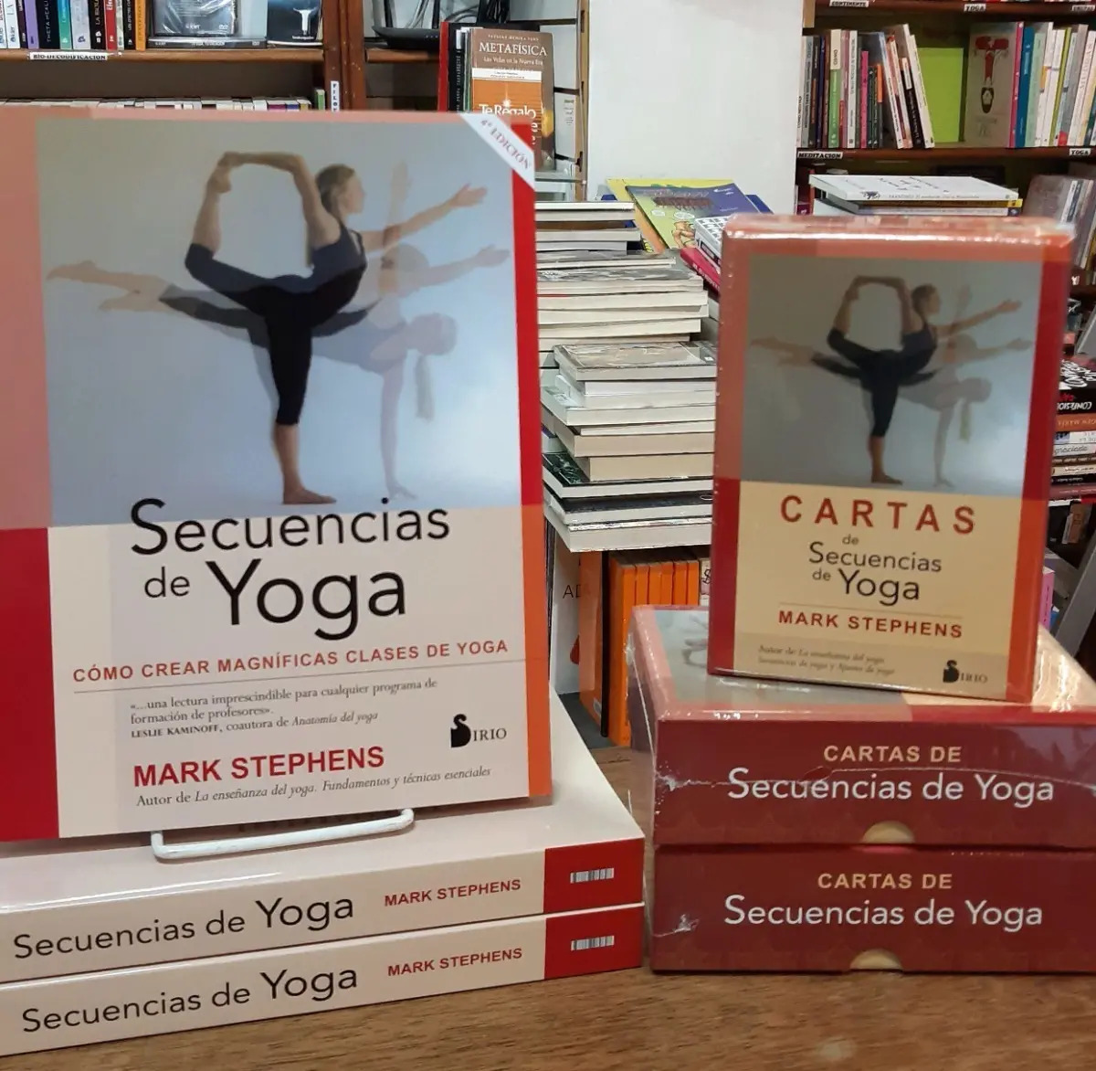 Super Combo! Libro Secuencias Del Yoga+ Cartasmark Stephens Mercado
