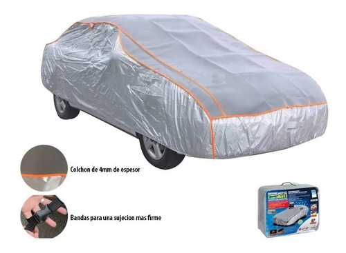 Funda Cobertor Cubre Auto Antigranizo Acolchonado Aluminio L | Envío Gratis
