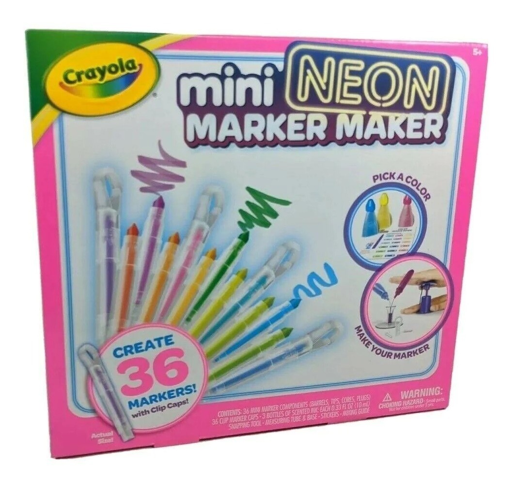 Fabrica De Marcadores Mini Neon Marker Maker Crayola Origina Envío gratis