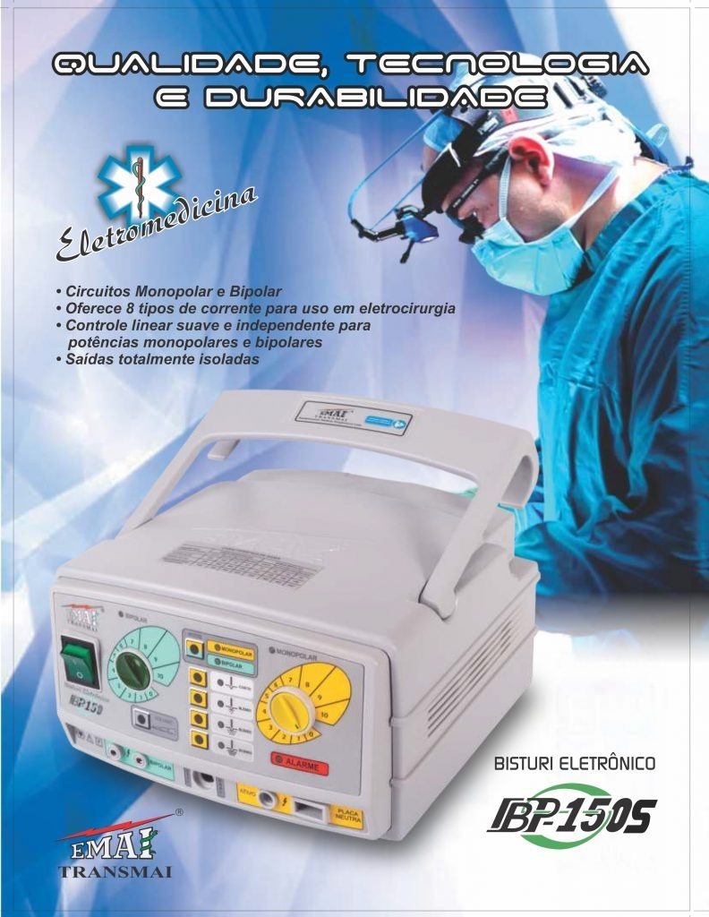 Bisturi Eletrônico Bp150s Digital Emai Transmai Completo Nf