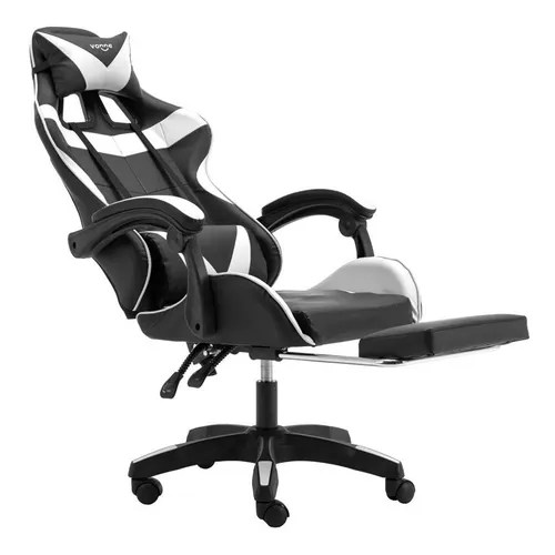 Silla Gamer Sillon Pc Reclinable Escritorio Ergonomica Cuero MercadoLibre