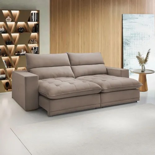 Sofá Retrátil E Reclinável 230cm Martinho Parcelamento sem juros