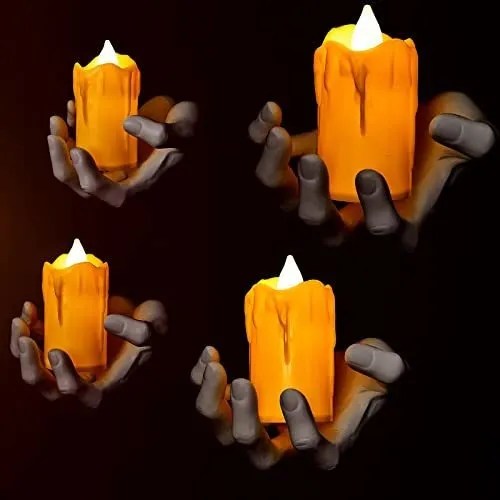 Spooky Hand Wall Decor Creepy Hand Candle Holder Alcanzando Cuotas