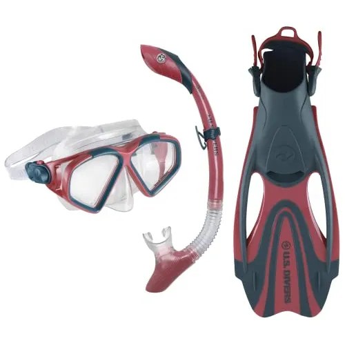 Adult Cozumel Mask/seabreeze Ii Snorkel/proflex Fins/ge... Envío gratis
