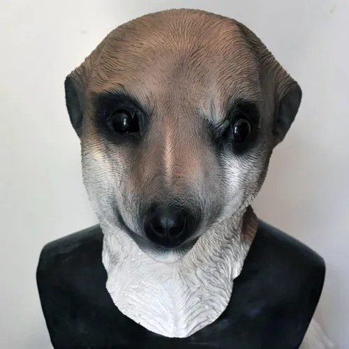 Mascaras De Latex Suricata Mangosta Timon Animales Disfraz