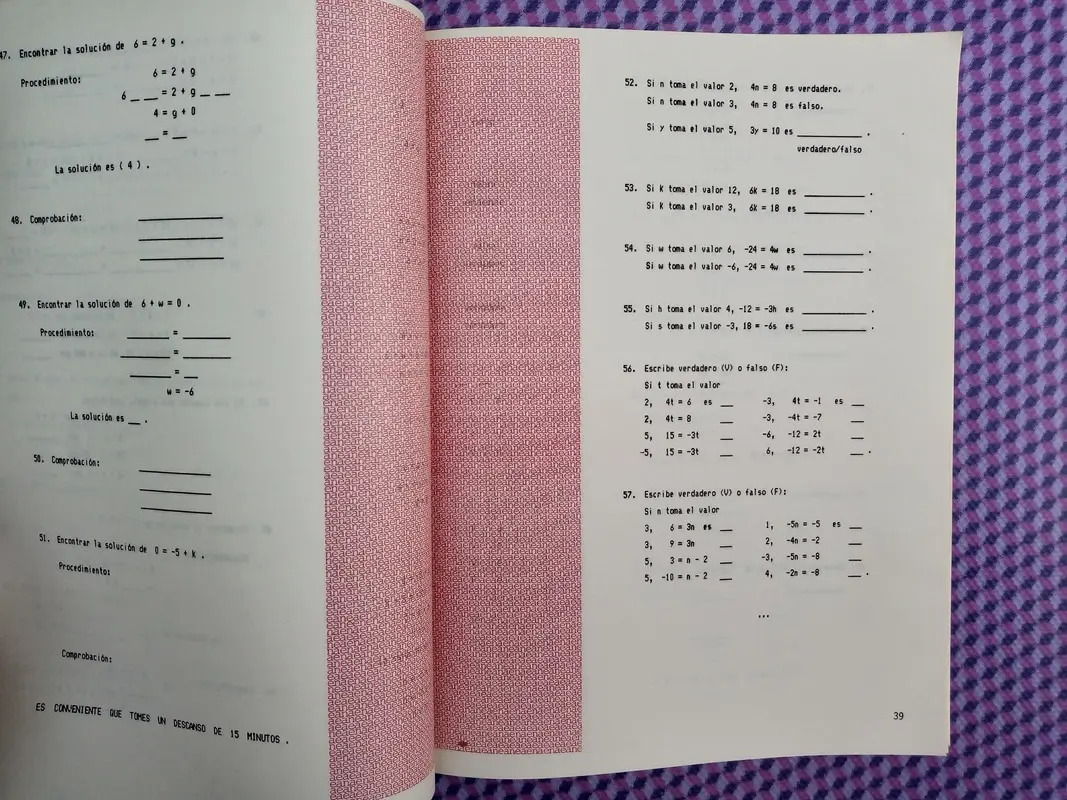 Resolucion De Ecuaciones De Primer Grado Con Una Incognita
