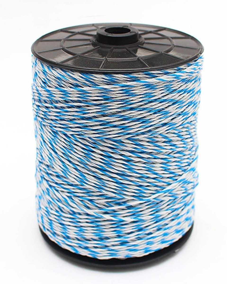 Fio Eletroplastico Cerca Cordoalha Aço 500m Azul/branco Mercado Livre