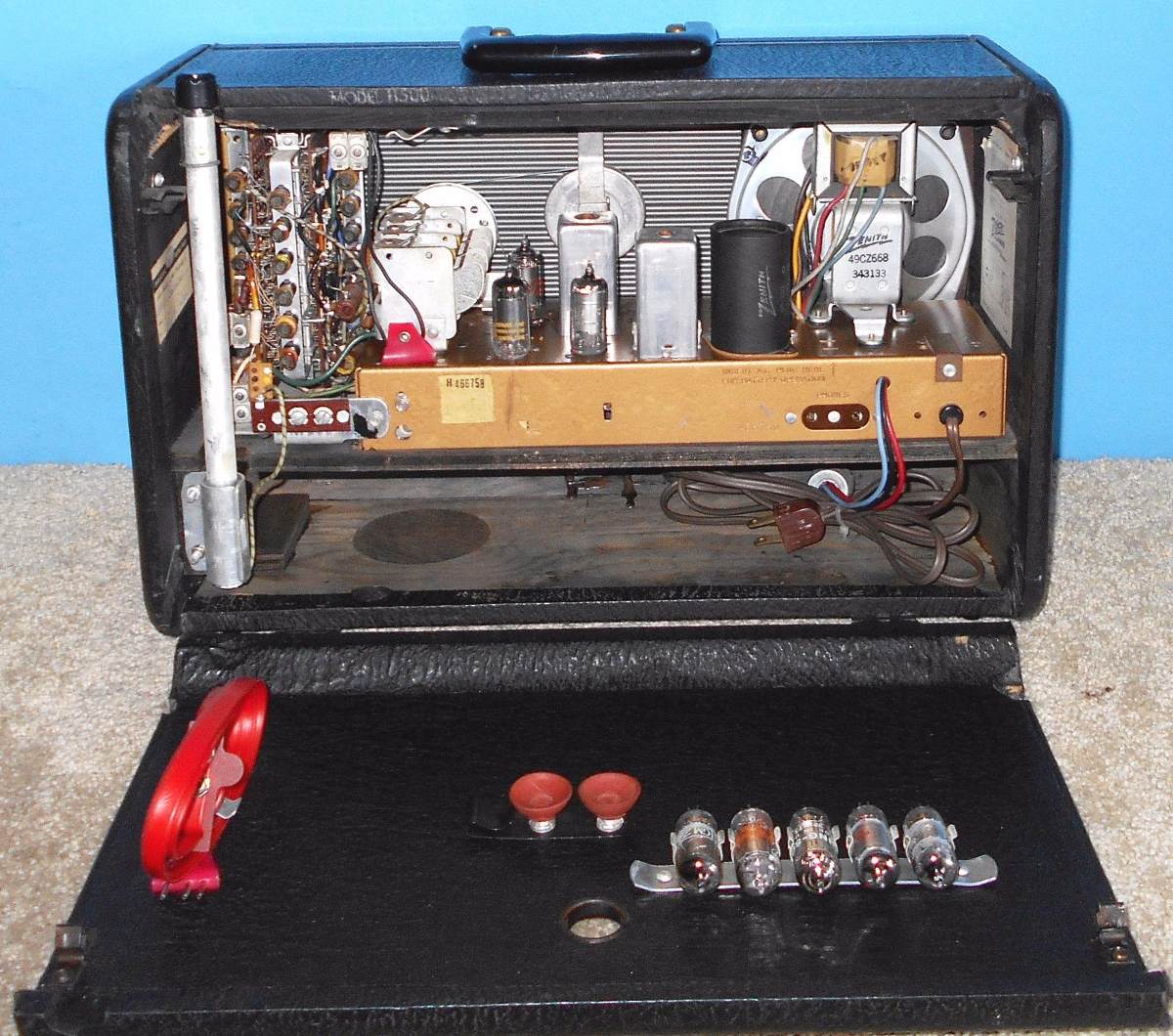 Rádio Zenith H500 Transoceanic Valvulado Excelente Condições Mercado