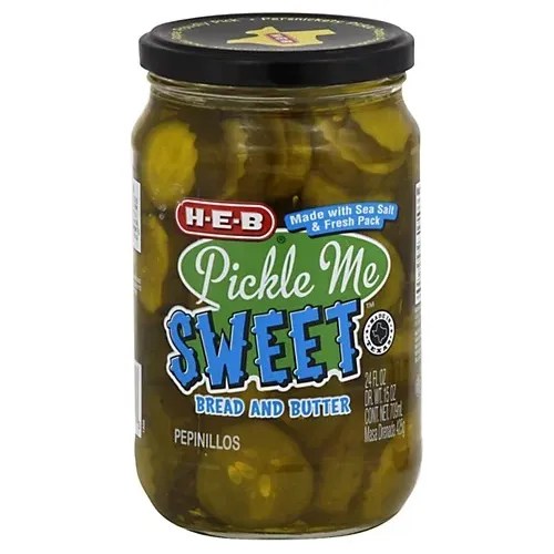 Heb Pickle Me Dilley Pepinillos Dulces 709ml Importado Envío gratis