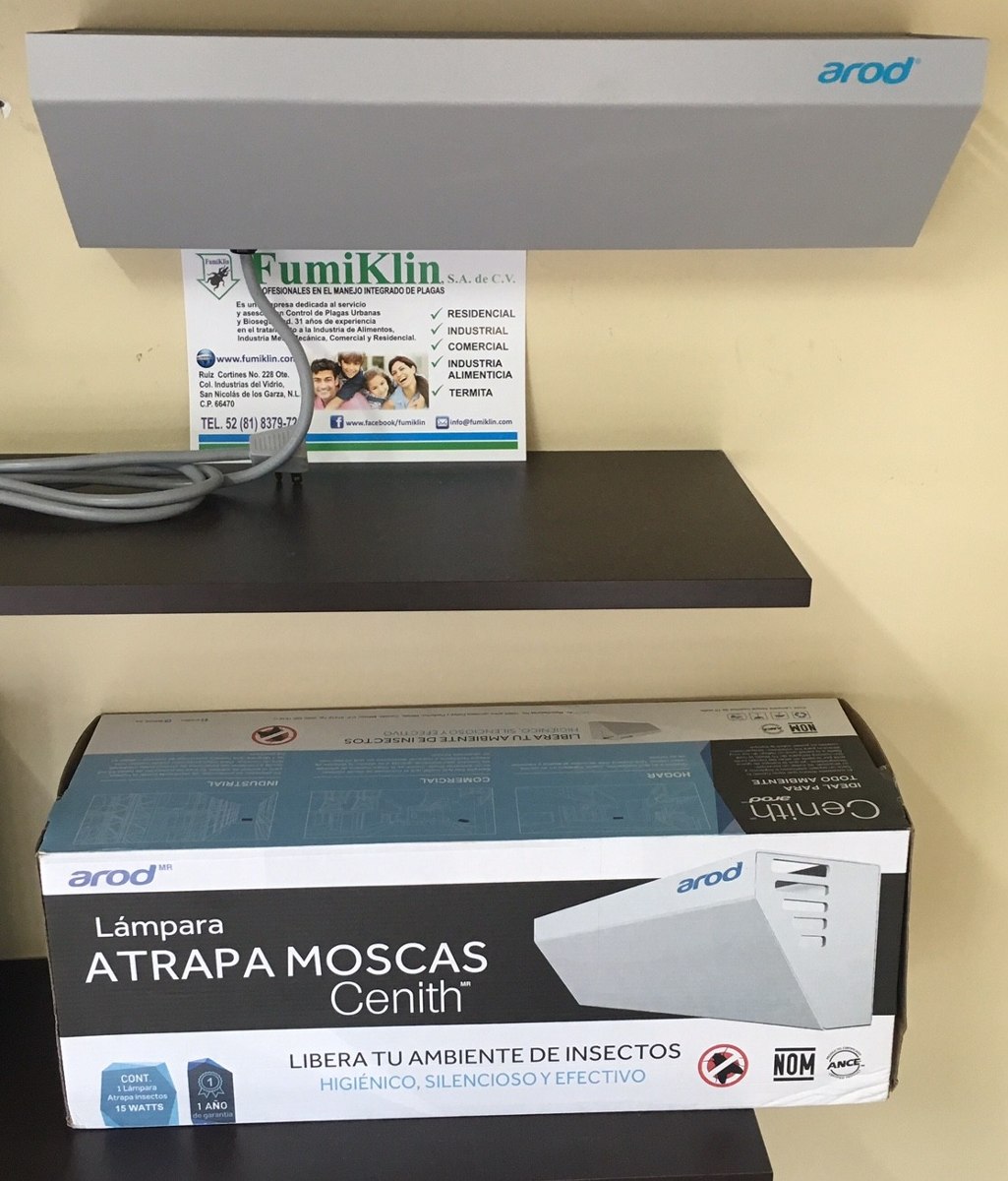 Lampara De Luz Uv Arod Cenith Plastico (moscas, Mosquitos) Mercado