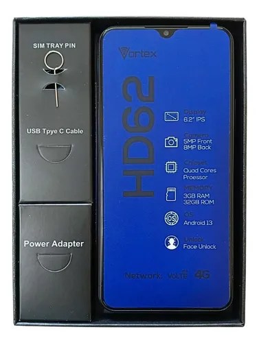 Celular Vortex Hd62 - 32gb + 3gb Ram - Económico | Meses sin interés
