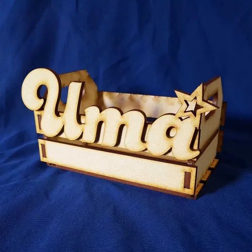 55 Cajoncitos Verduleros C/ Nombre Fibrofacil Para Souvenir