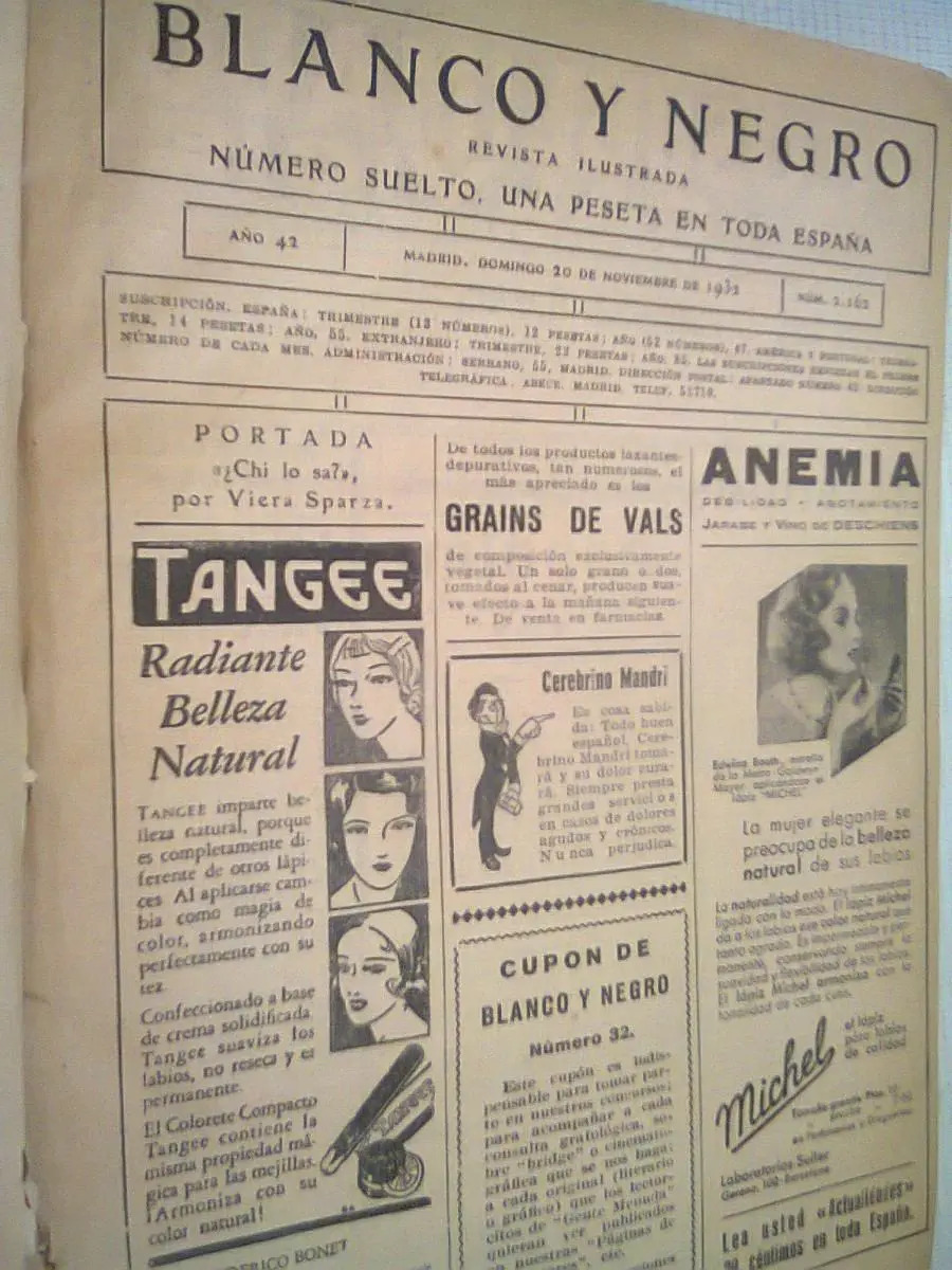 Revistas Blanco Y Negro Españolas Antiguaslote 4 19321933 Mercado Libre