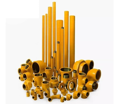 Caño Epoxi Roscado Hierro Gas Aprobado 1/2 X 6.40Mt Zona Sur | Mercadolibre