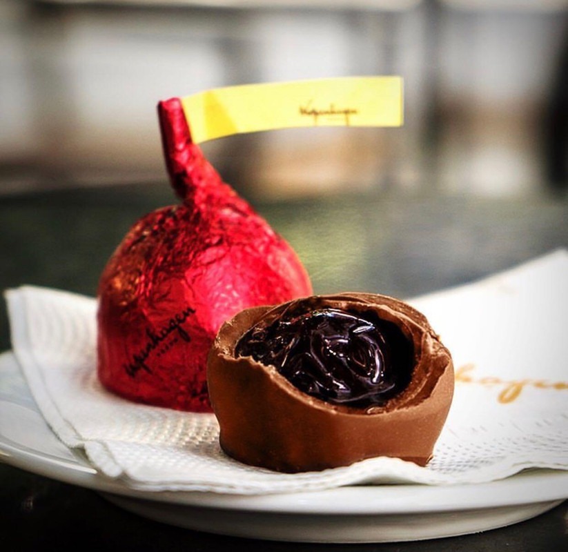 Bombons Cherry Brandy Chocolate Kopenhagen 190g Parcelamento sem juros