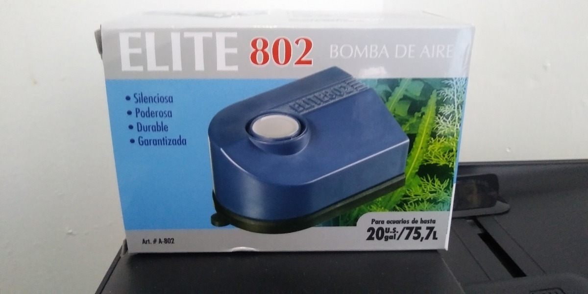 Elite Bomba Aire 802 Acuario Peces Pecera Dulce Marino Mercado Libre