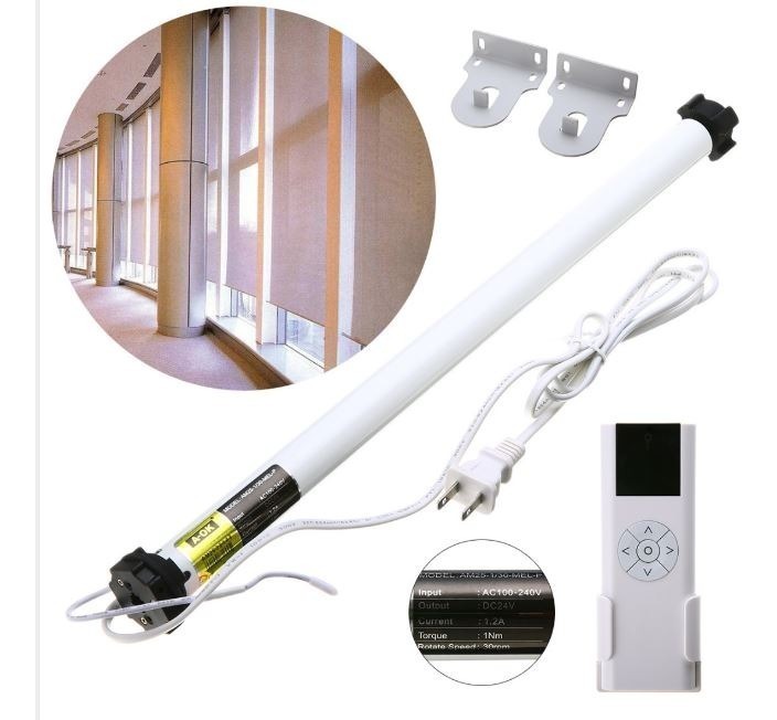 Motor Para Persiana E Cortina Com Controle + Kit Mercado Livre