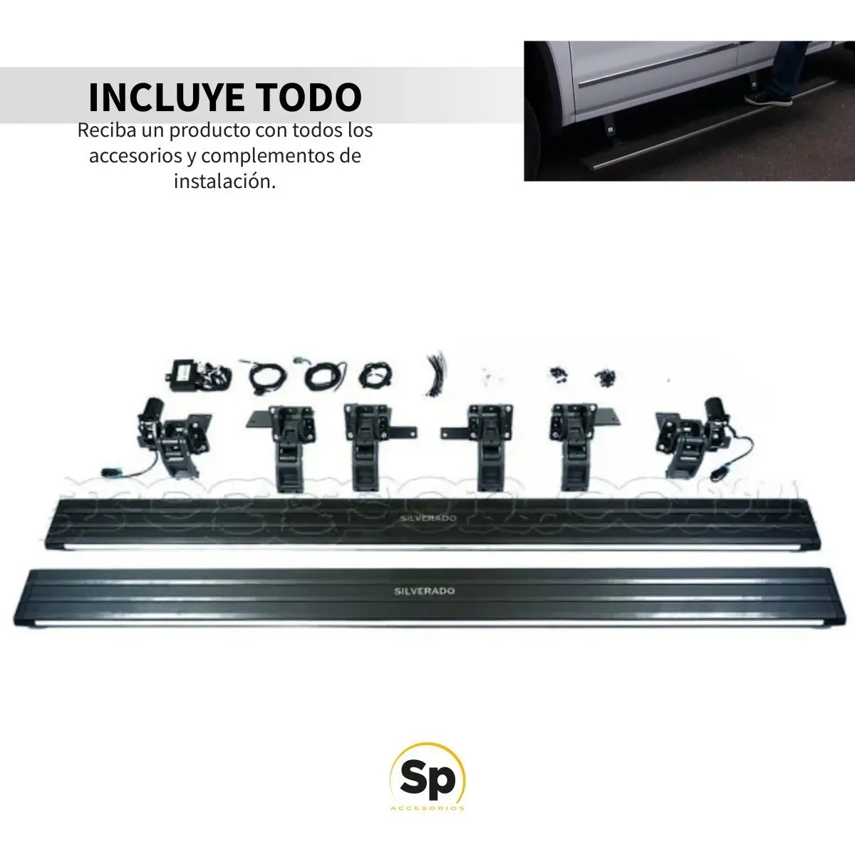 Estribos Eléctricos Chevrolet Silverado Cheyenne 2019/2021 Mercado Libre