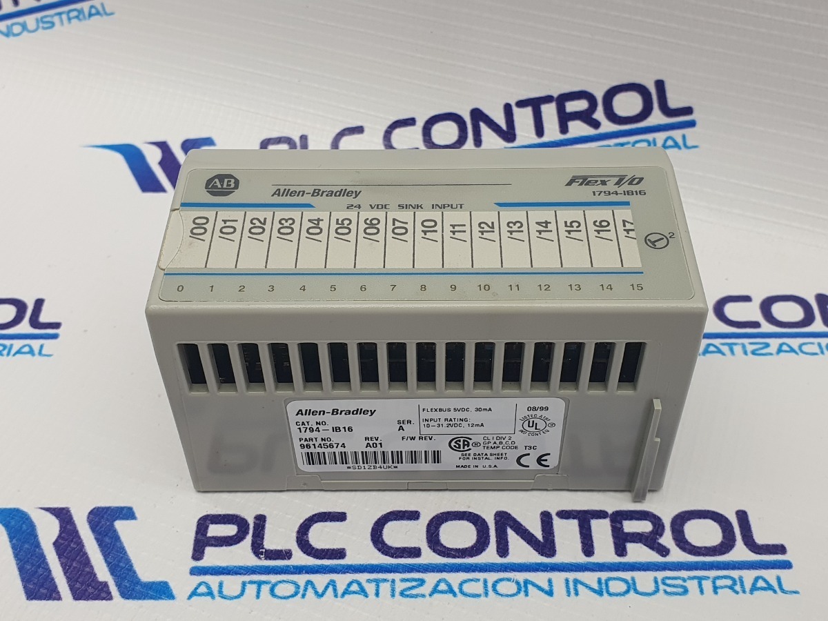 Allenbradley 1794ib16 Módulo De Entrada Flex I/o Mercado Libre
