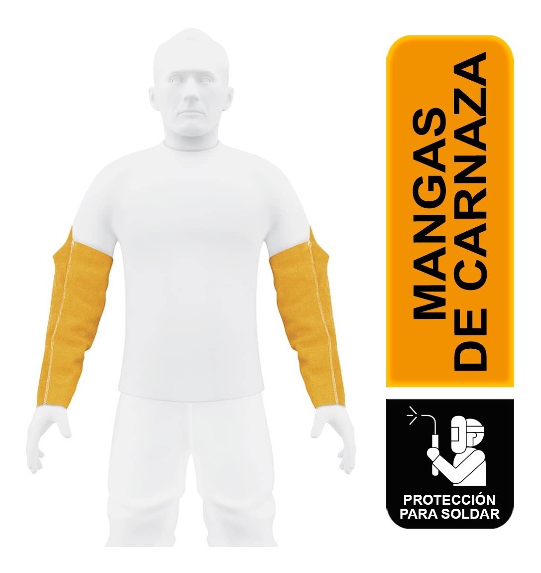 Protección Para Soldar, Mangas De Carnaza Truper 13117 FK FERREKASA