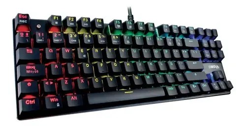 Teclado Mecanico 80% Gamer Luces Retroiluminado Blue Switch Color Del