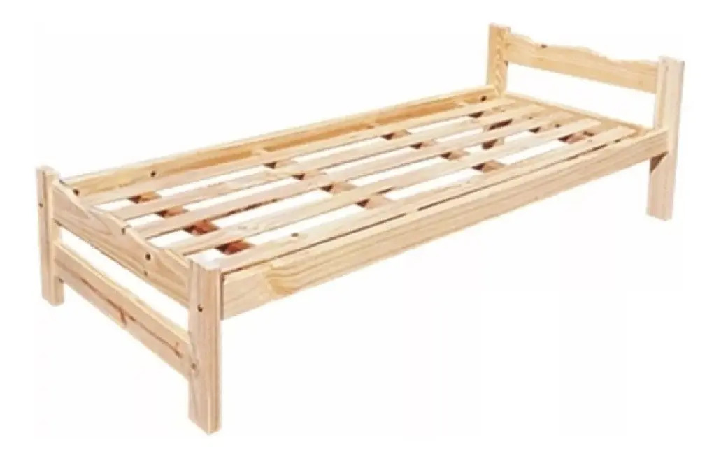 Cama 1 Plaza De Pino Macizo Zona Norte Big Pino Mercado Libre