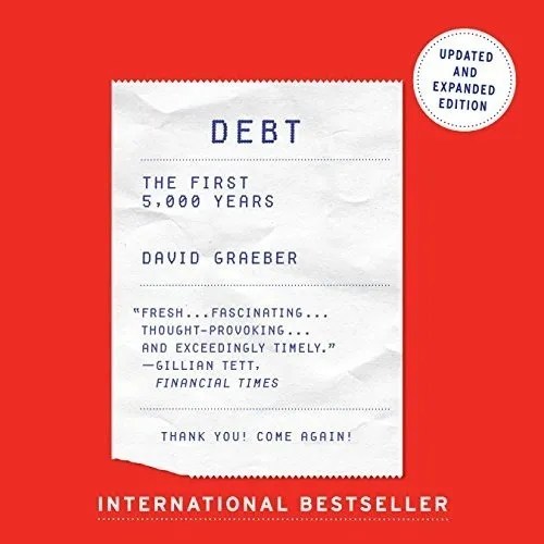 Debt The First 5000 Years, De David Graeber. Editorial Melville House