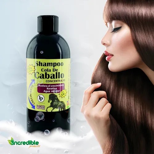 Kit 2 Shampoo Minoxidil + Cola De Caballo Keratina Sin Sal en venta en