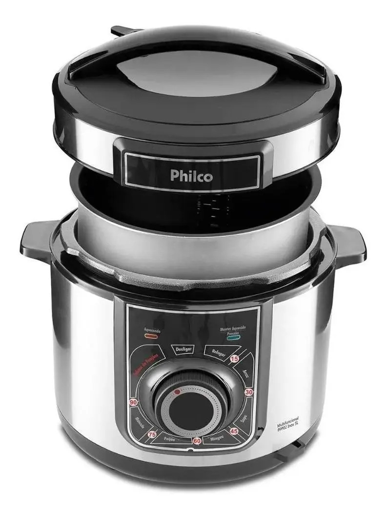 Panela De Pressão Elétrica Multifuncional Inox 220v Philco Mercado Livre