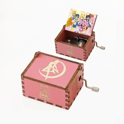 Caja De Música De Madera Canción Temática De Sailor Moon Meses sin