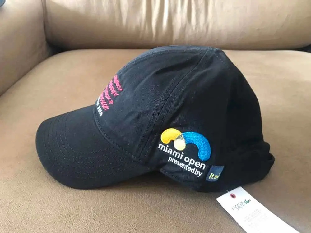 Boné Lacoste Original Miami Open 2019 Mercado Livre