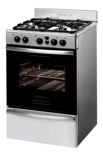 Cocina Orbis 858Ac3 Multigas - Acero Inox. 55Cm | Store.net.ar
